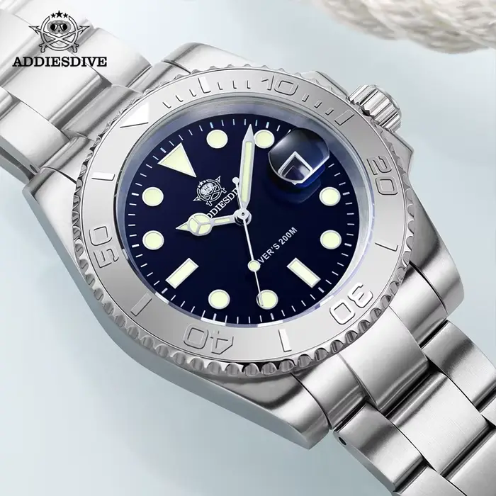 ADDIESDIVE luxueux montre à Quartz analogique pour hommes BGW9 lumineux 20 barres étanche hommes plo