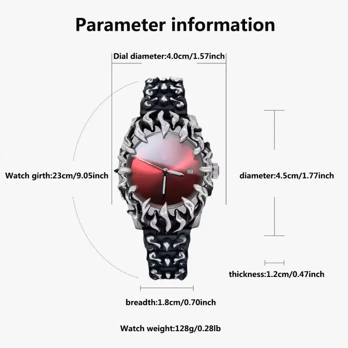 Montre pour hommes classique griffe albâtre montres Y2K calendrier