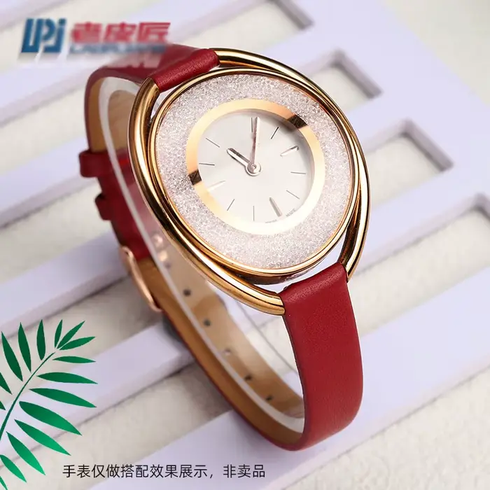 Bracelet de montre en cuir véritable pour femmes, élégant et polyvalent pour diverses occasions et styles