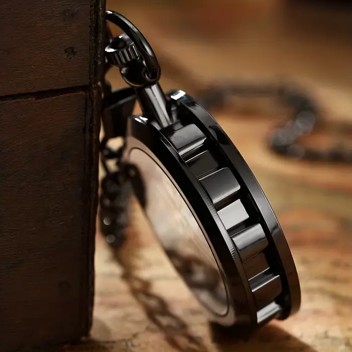 Montre de poche mécanique évidée rétro de luxe