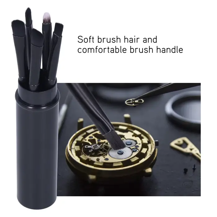 Ensemble de brosses de nettoyage de montre souple