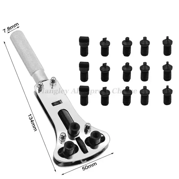 Outil de réparation de montre vis étanche réglable 3 griffes ouvre-boîtier arrière clé de retrait batterie montre clé de retrait plus proche occasion spéciale femme homme