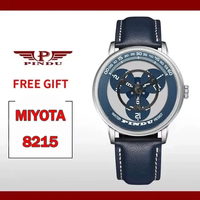 PINDU hommes montres haut de gamme de luxe automatique Watcher pour hommes mode affaires horloge MIY