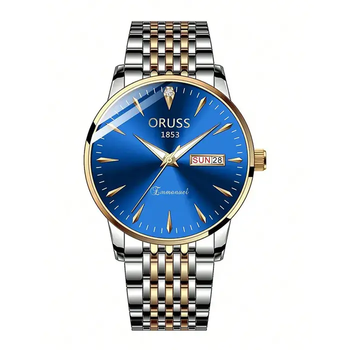 ORUSS marque de luxe montres à Quartz pour hommes
