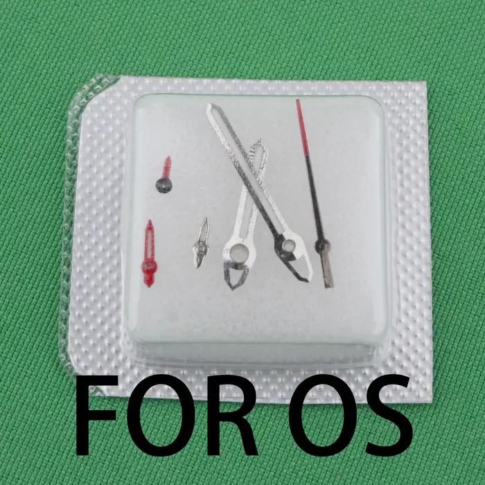 Aiguilles de montre série 0s pour modèles 0S01 0S11 0S20 0S00 0S30 0S20 0S11 0S21 0S25 0S60 0S90 0S22 0S62 0S80 6 3 petites mains OS10 OS20 en gris clair navajo blanc jaune fluo tomate