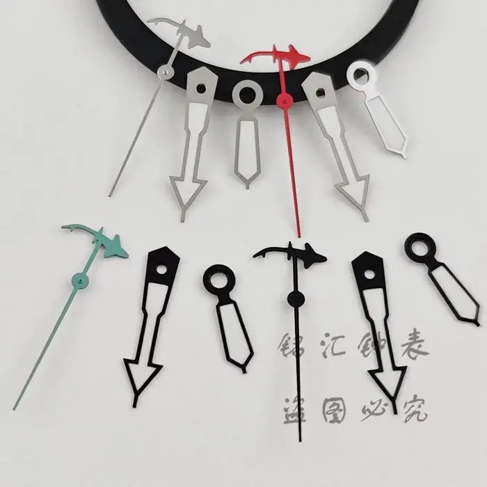Aiguilles de montre lumineuses vertes Shark NH35