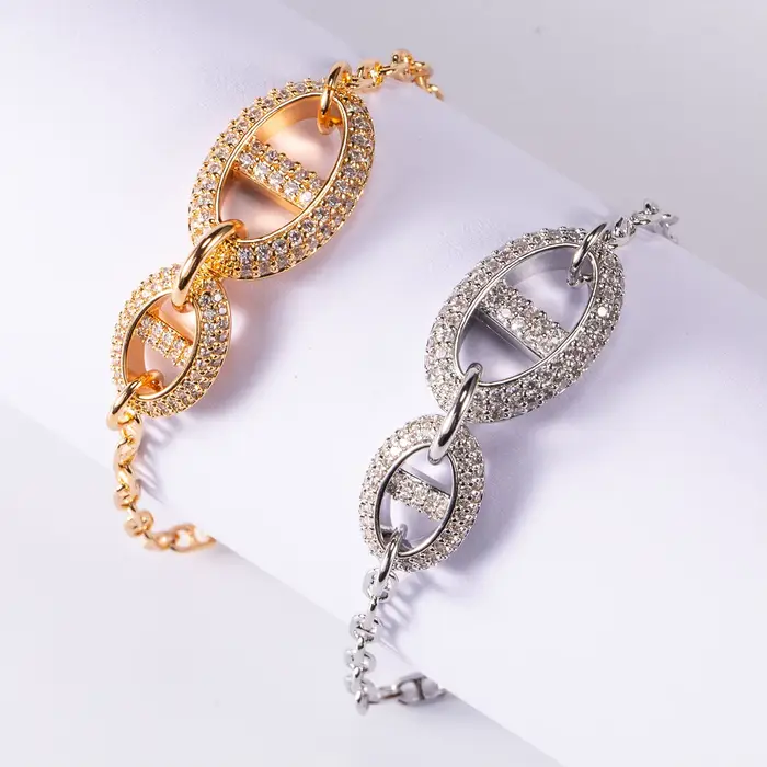 Bracelet couleur or pour femme