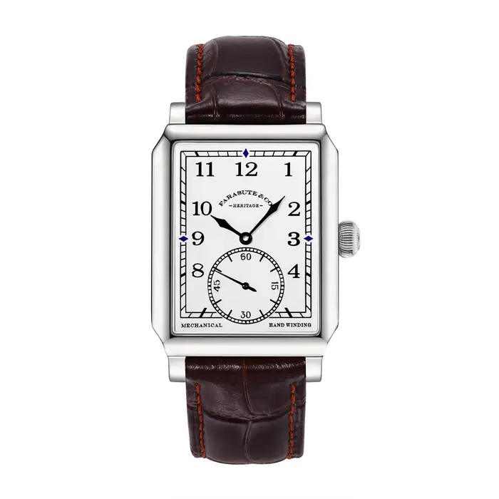 FARASUTE 2026 Nouvelles Montres Rétro pour Hommes, Montre Carrée Décontractée à Mouvement Mécanique 
