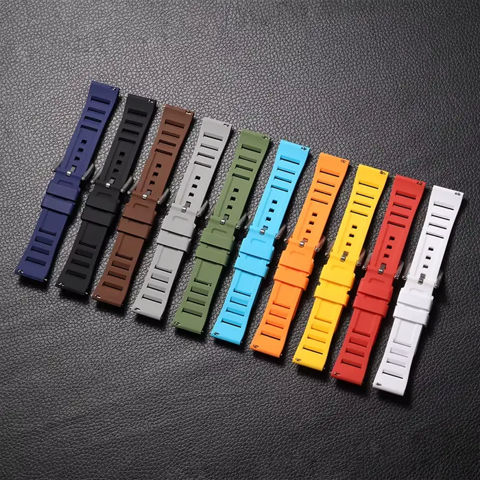 Bracelet de montre en Silicone 20mm 22mm en caoutchouc