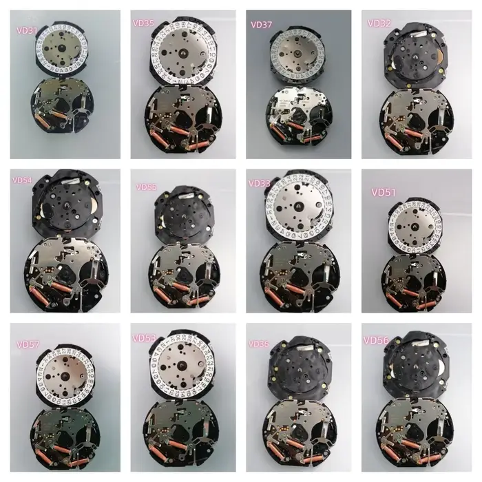Montre mouvement à quartz VD53C VD57C VD54C VD55C VD51C VD56C VD31B VD32B VD33B VD35B VD36B VD37B Original du japon
