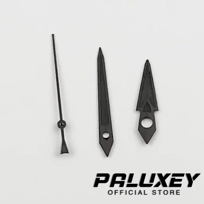 Aiguilles de montre noires et grises