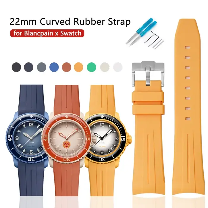 Bracelet pour montre Swatch X Blancpain Fifty Fathoms