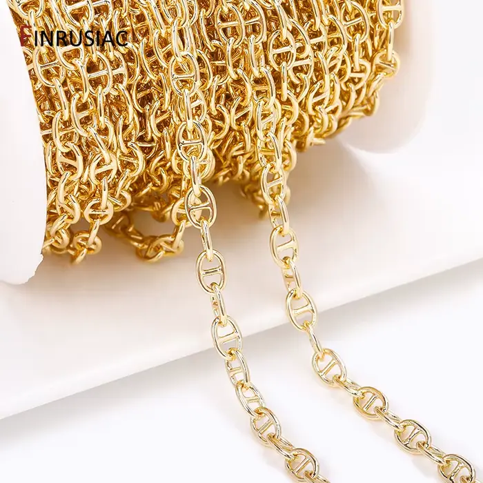 Chaînes plaquées or 14 carats pour bijoux DIY élégants à offrir pour femmes et hommes pour diverses occasions spéciales