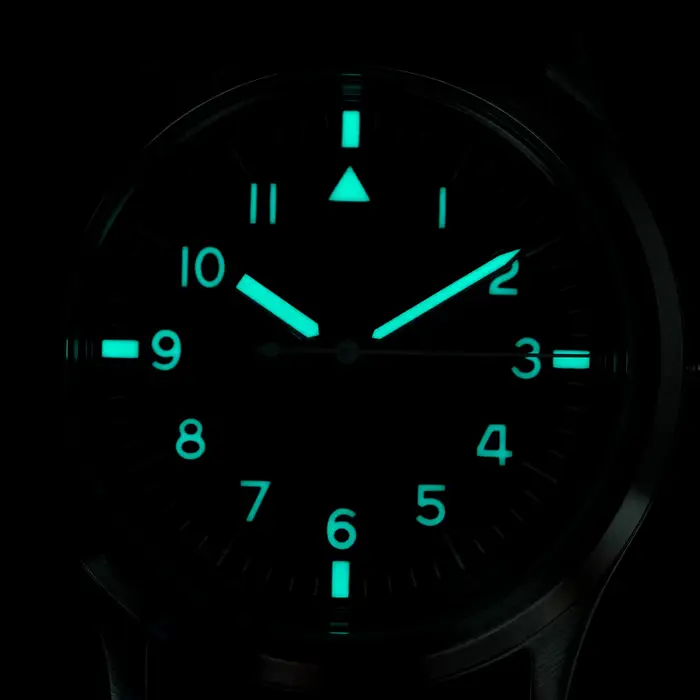 Militado ML14 V2 montre VH31 balayage deuxième mouvement à Quartz saphir miroir AR revêtement veilleuse 100m