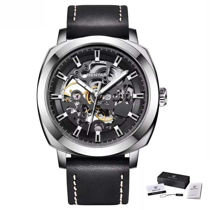 Relogio Masculino BENYAR hommes montres haut de gamme de luxe automatique mécanique hommes d'affaire