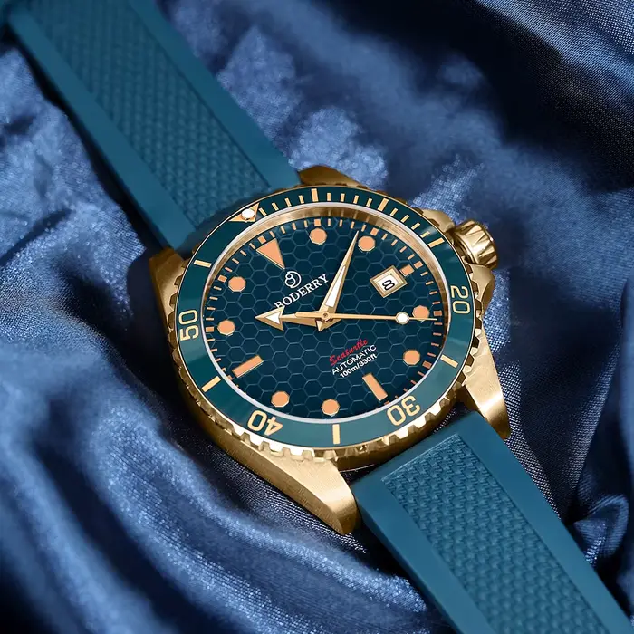 Boderry montre en Bronze Seaturtle titane plongeur montre-bracelet de luxe automatique mécanique