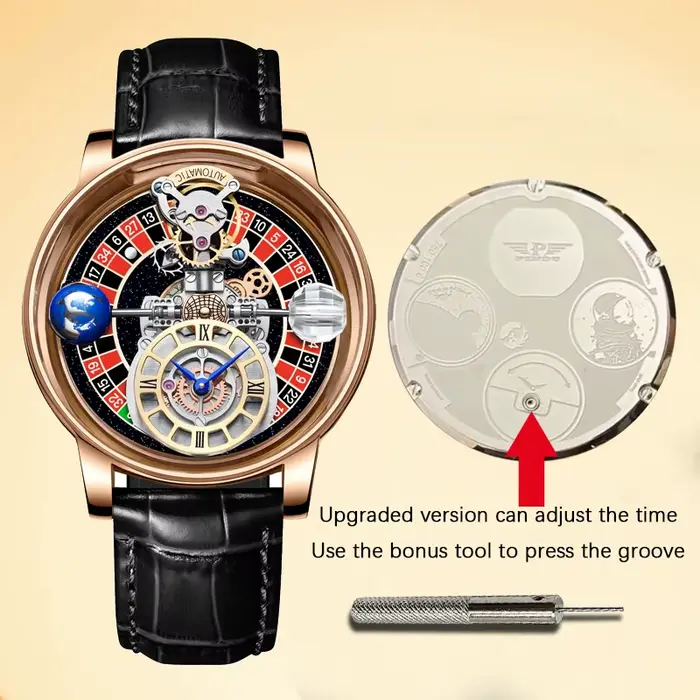 PINDU DESIGN – montre-bracelet à Quartz pour hommes