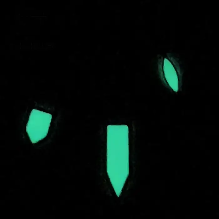 RICHUS argent noir aiguilles de montre vert lumineux ajustement ETA6497 6498 ST3600 mouvement
