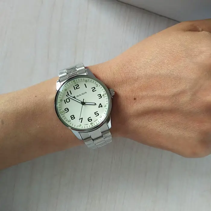 Montre à Quartz en Acier Inoxydable pour Homme et Femme