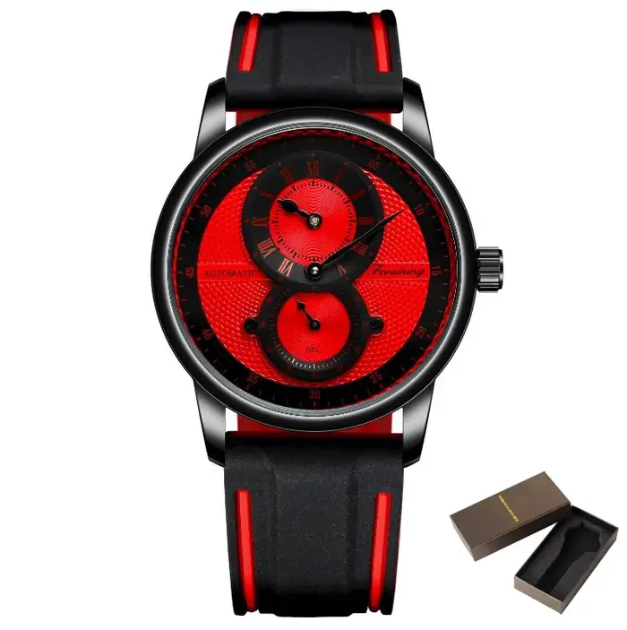 Forsining squelette automatique montres mécaniques étanche montre pour hommes célèbre marque horloge de luxe Relogio