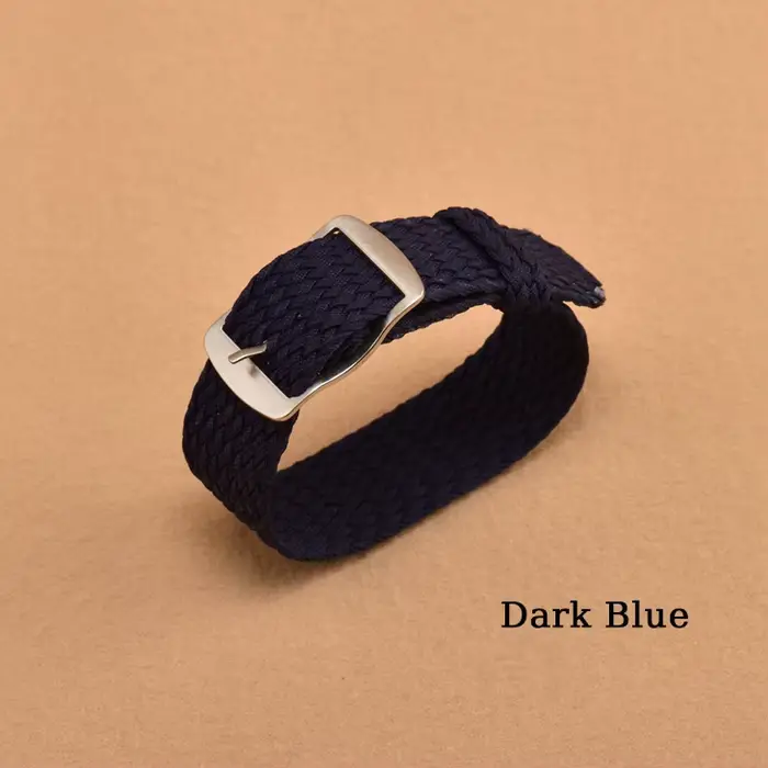 Bracelet de montre en Nylon tissé pour Bracelet de montre Perlon femmes hommes Bracelet accessoires 