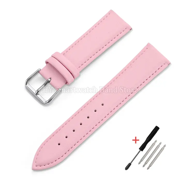 Bracelet de montre en cuir de veau 12mm 14mm 16mm 18mm 20mm 22mm