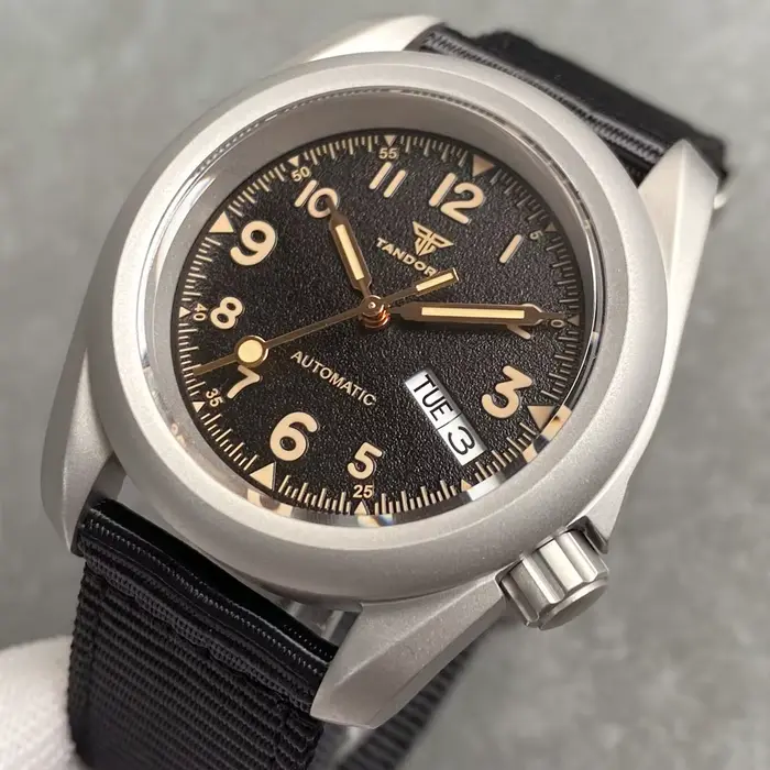 Tandorio – montre militaire Vintage pour hommes