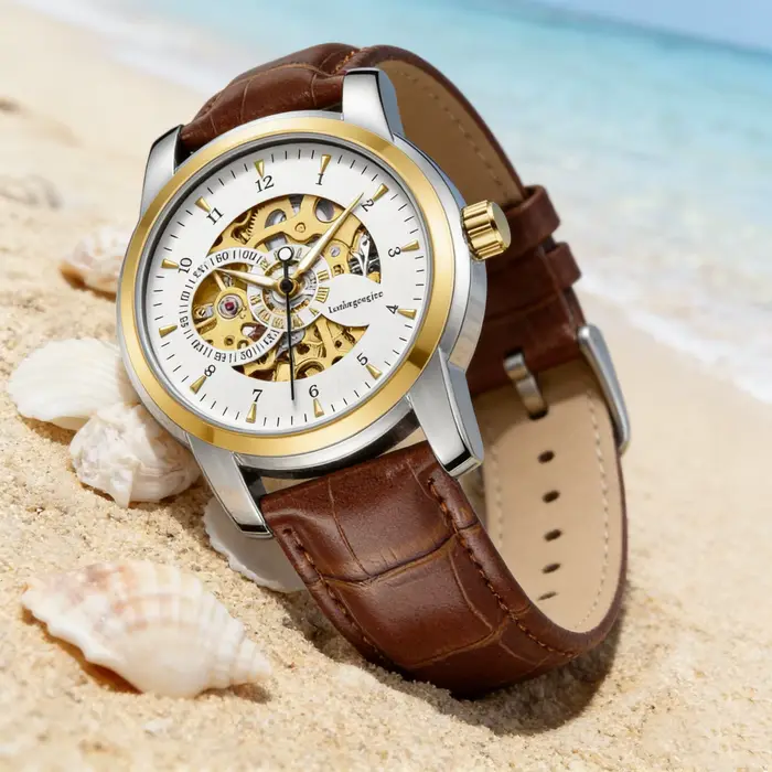 Montre classique de luxe pour hommes d'affaires