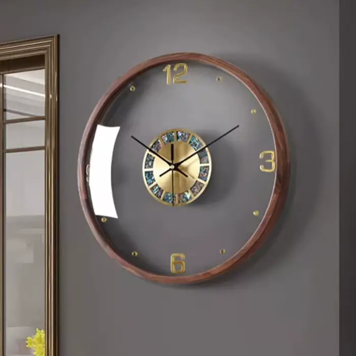 Horloge murale moderne salon montre