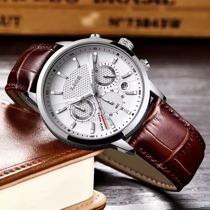 Montres pour hommes LIGE Chronographe
