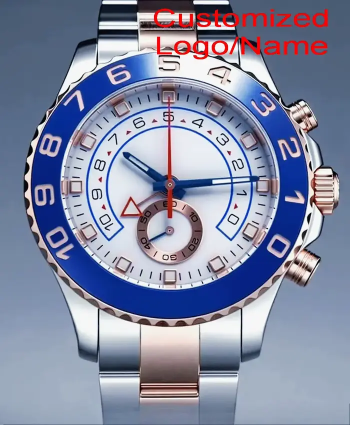 Montres mécaniques automatiques pour hommes personnalisées de 44 mm