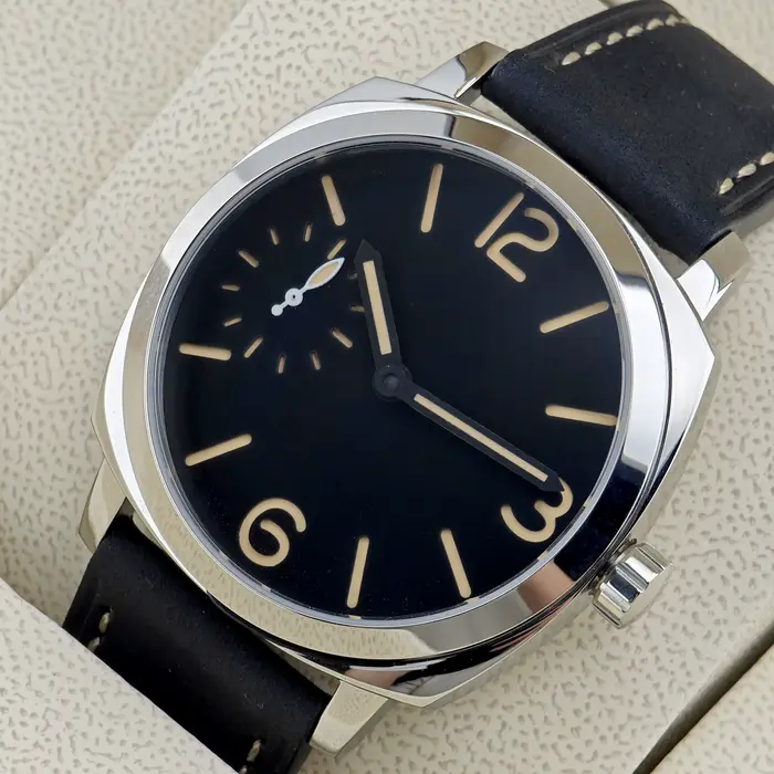2025 nouveau CORGEUT 42mm classique carré montre mécanique pour hommes ST3600 mouvement verre saphir Sport luxe pilote montre-bracelet reloj