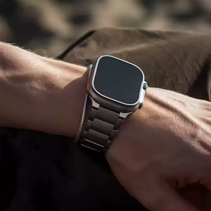 Bracelet de luxe en alliage de titane pour Apple Watch Ultra 2 10 9 8 7 6 5