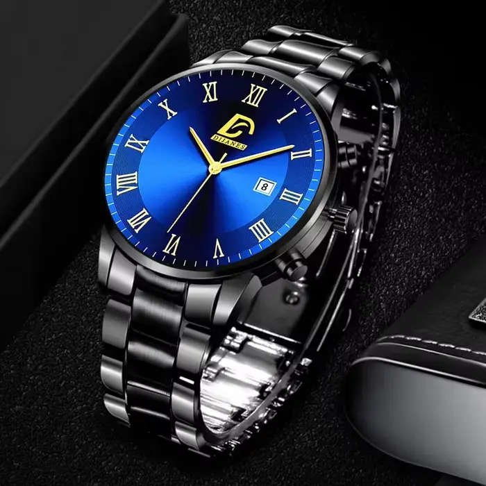 2023 mode hommes Golde montres de luxe minimaliste Quartz montre-bracelet