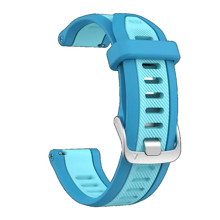 Bracelet de montre en silicone bicolore tendance pour Garmin Forerunner 170