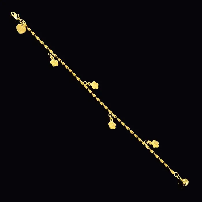 Bracelet en or véritable 24K