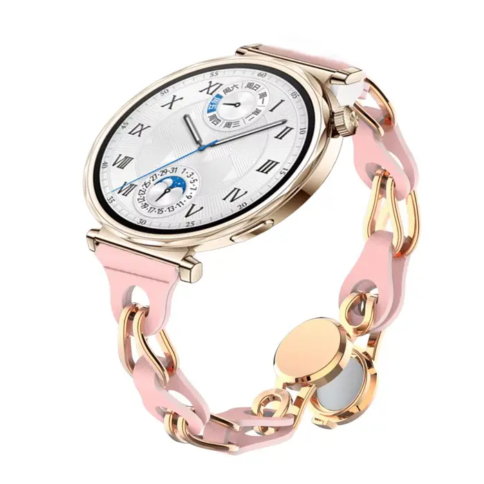 Bracelet chaîne métallique en Silicone