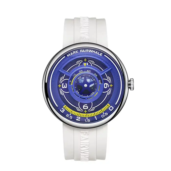 MARK FAIRWHALE montre à Quartz pour hommes Design Original élégant bracelet en Silicone résistant à 