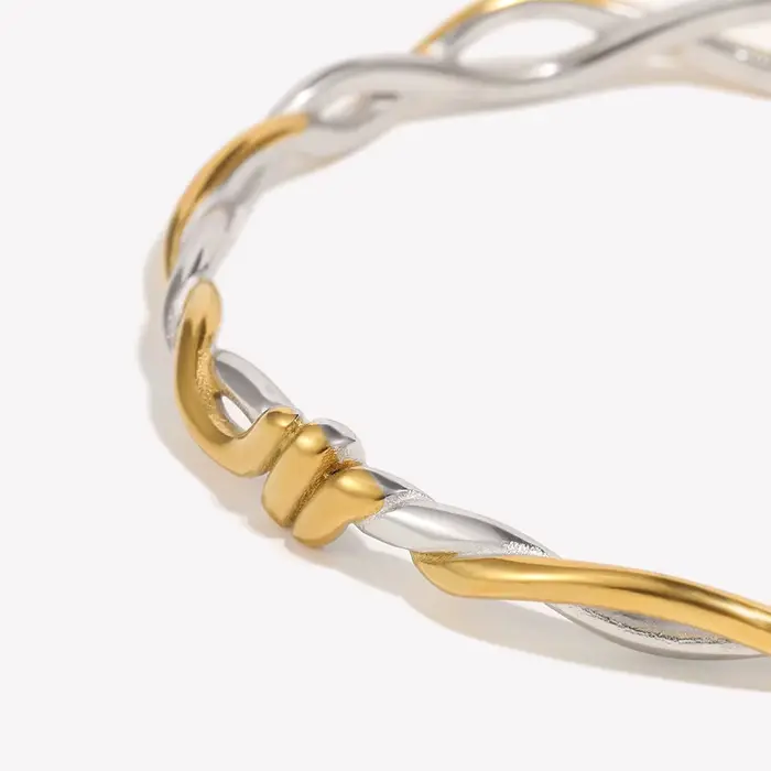 Bracelet E.B.belle à nœuds avec lignes