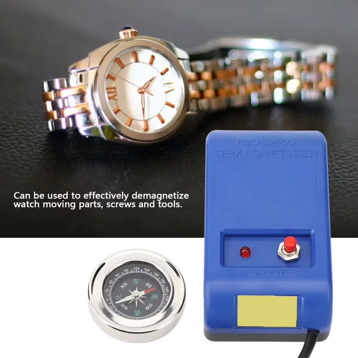 Ensemble d'outils de démagnétiseur électrique pour la réparation de montres