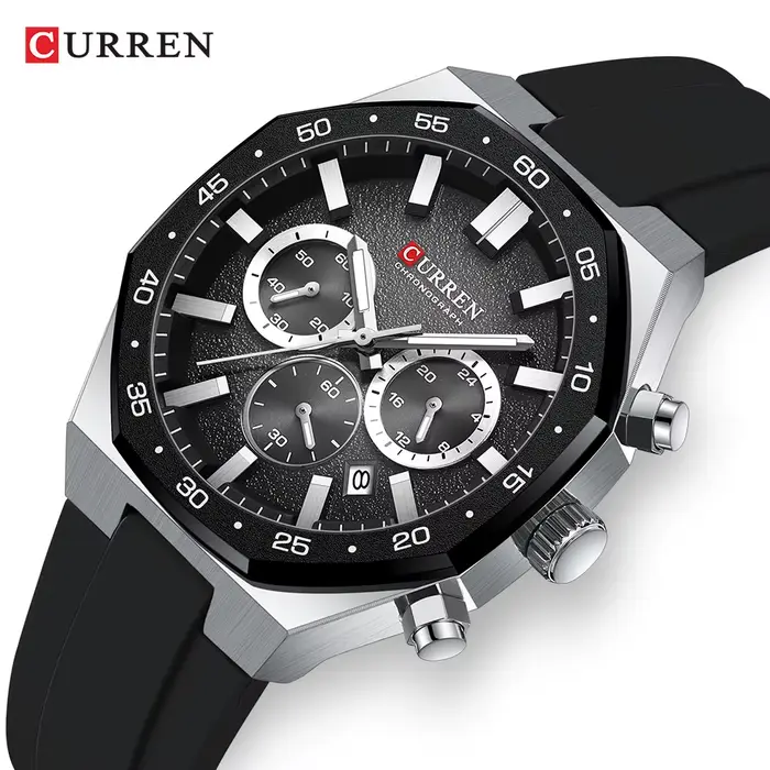 CURREN Sport hommes montres haut de gamme de luxe Auto Date montre
