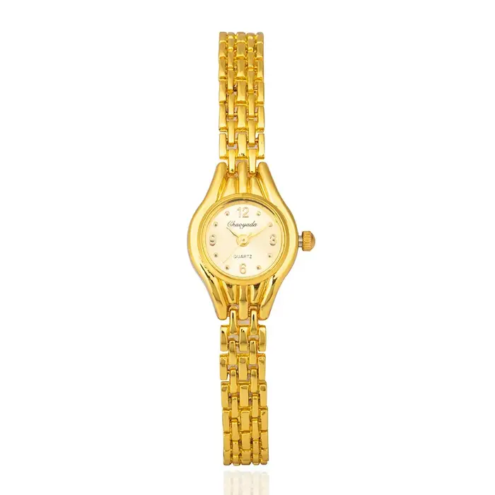 Montre-Bracelet en or pour femmes, mode élégante, petit cadran, alliage, Quartz, montre de luxe pour dames, horloge cadeau Reloj Mujer
