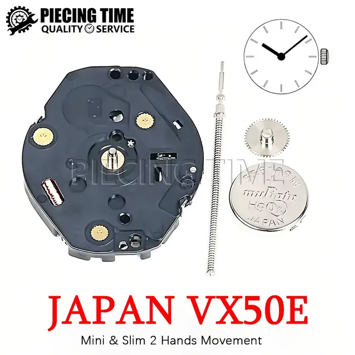Mouvement à quartz japonais VX50 VX50E