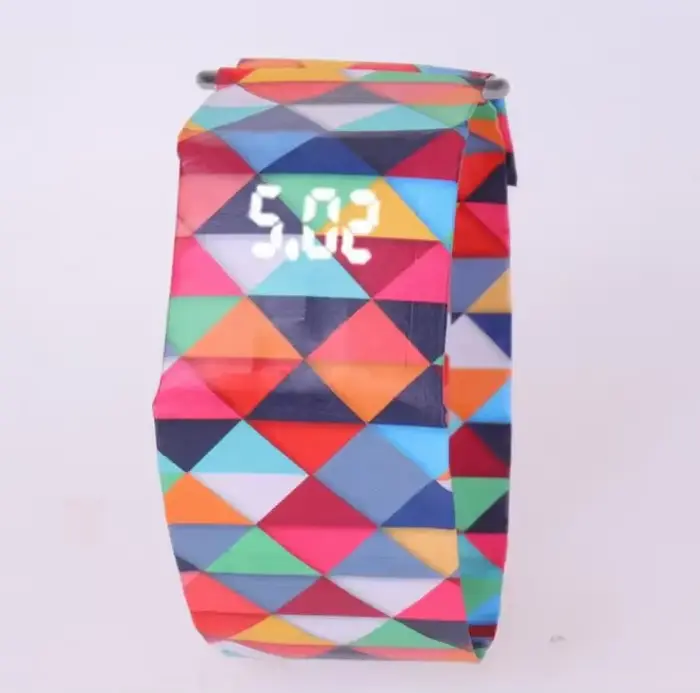 2020 Reloj Hombre hommes montres papier créatif Led montre numérique étanche montres électroniques h