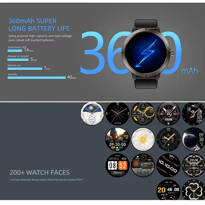Montre connectée GPS 2026 AMOLED 1.32 HD avec appels Bluetooth, 170 modes sportifs, bracelet interchangeable pour homme et femme occasions spéciales