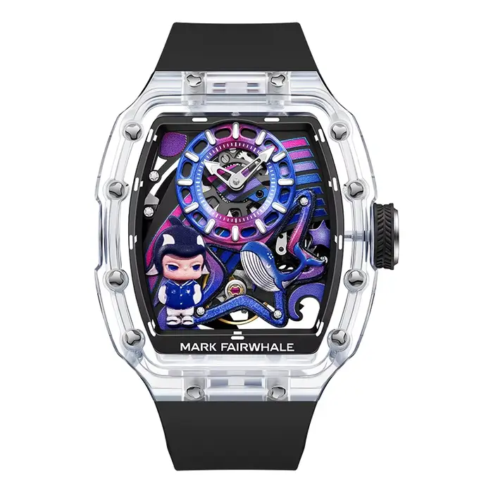 Mark Fairwhale – montre mécanique automatique pour hommes, marque à la mode, Style Sport, cadran en 