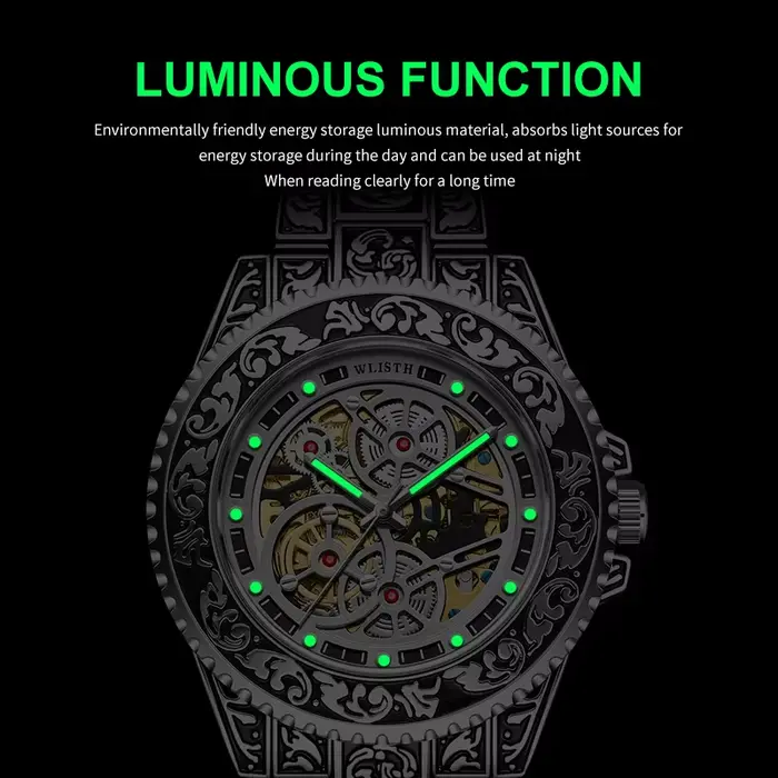 Montre homme automatique mécanique haut de gamme