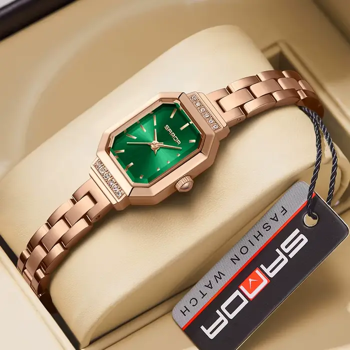 Nouvelle montre pour femme à la mode avec Bracelet en or Vintage et luxe