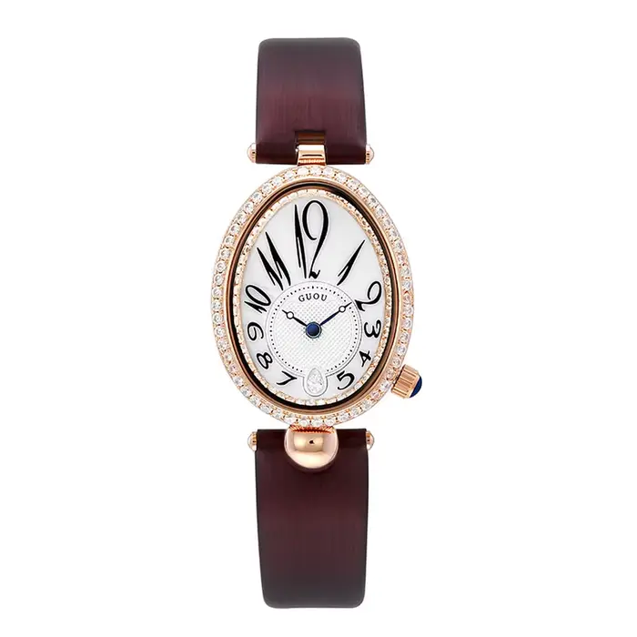 Montre narcloutée en diamant pour femme