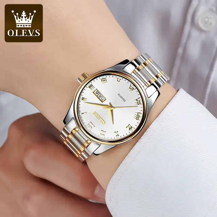 Montre à quartz OLEVS 5568 originale pour homme